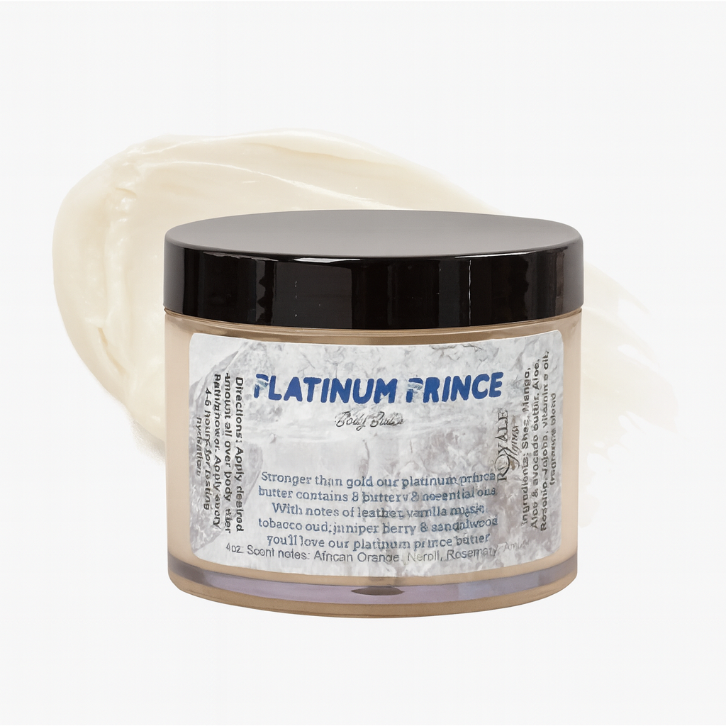 Royale Flyness “Platinum Prince” body butter