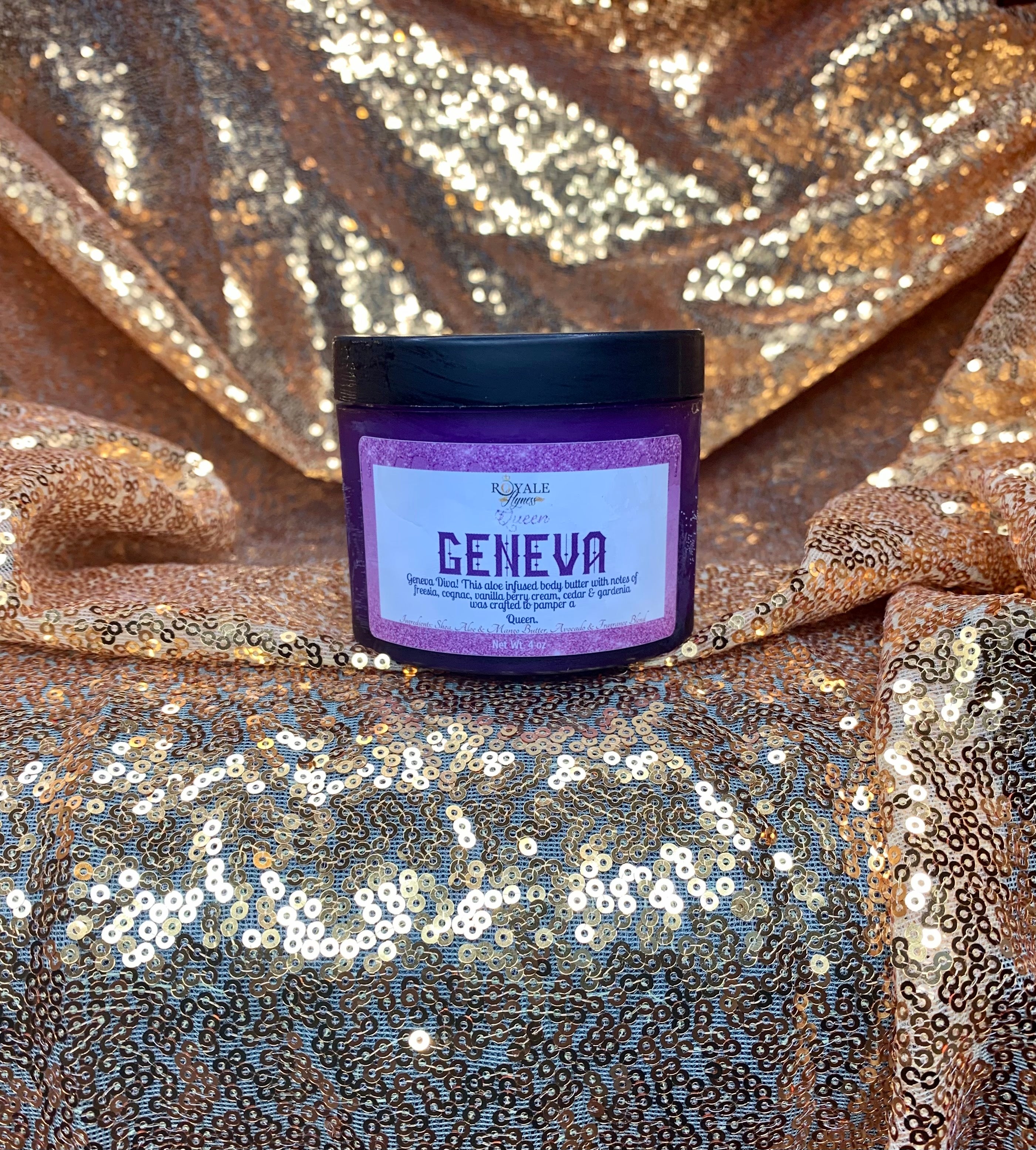 Royale Flyness “Queen Geneva” body butter