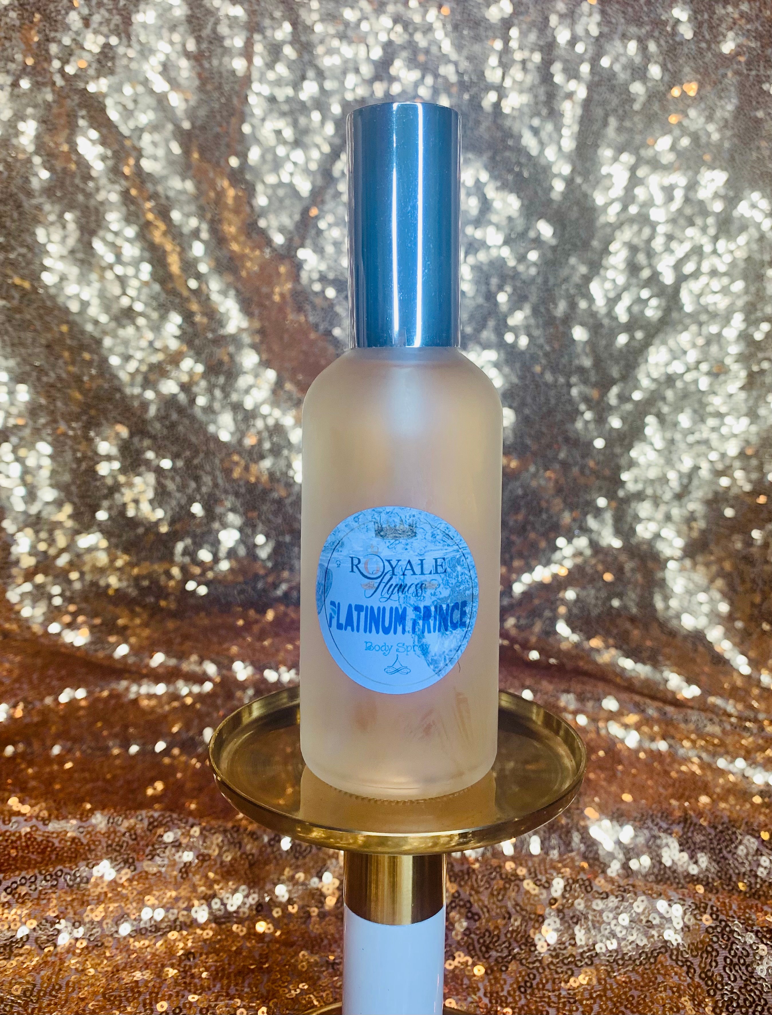 Royale Flyness “Platinum Prince” body spray