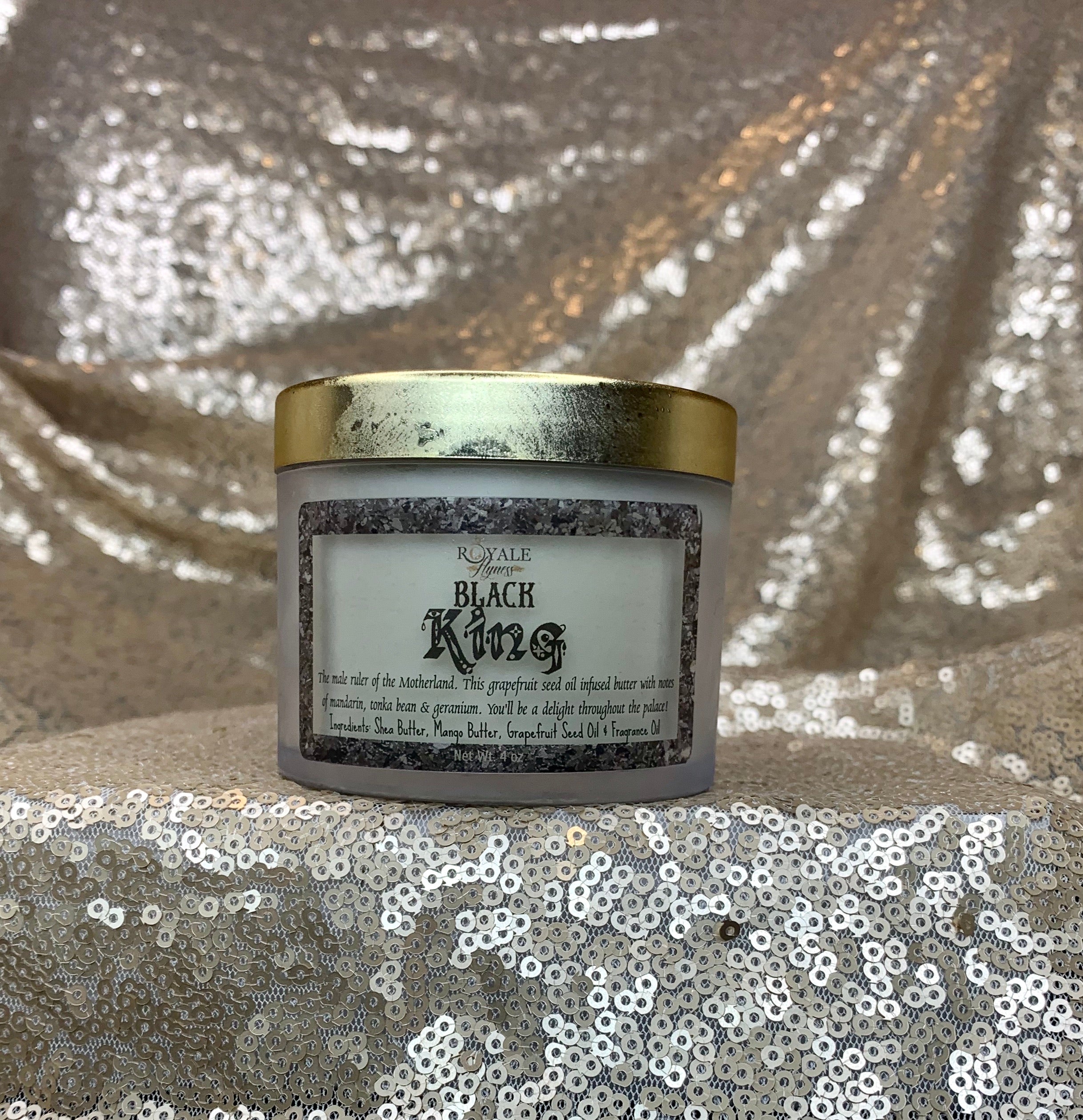 Royale Flyness “Black King” body butter