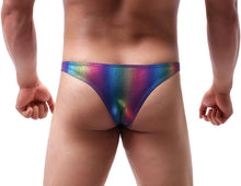 Load image into Gallery viewer, The Royale Flyness “Prismatic” thong underwear