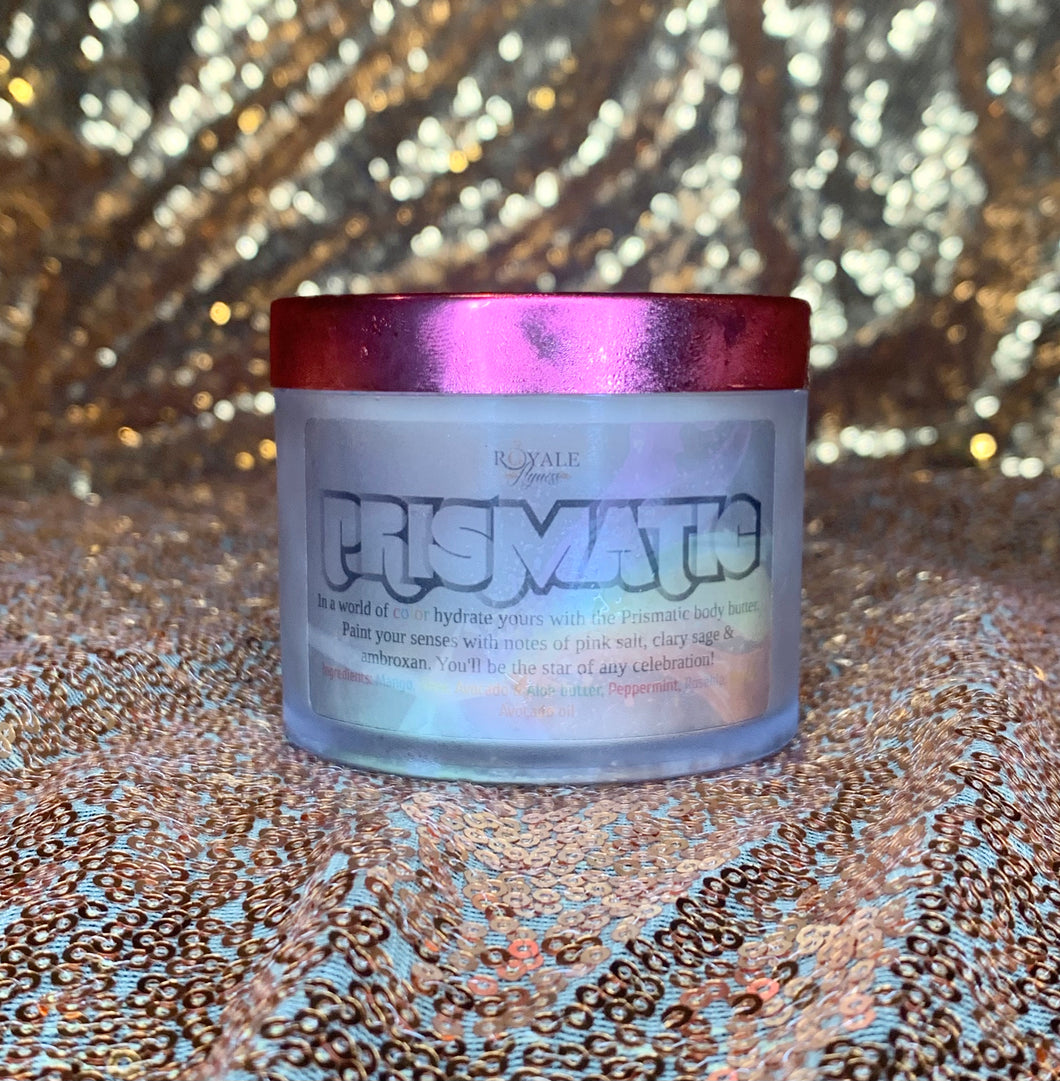 The Royale Flyness “Prismatic” premium body butter